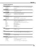 Preview for 77 page of Sanyo PLC XT21 - XGA LCD Projector Owner'S Manual