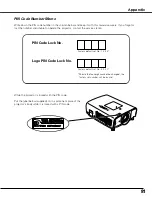 Preview for 81 page of Sanyo PLC XT21 - XGA LCD Projector Owner'S Manual