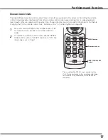 Preview for 17 page of Sanyo PLC XT35L - XGA LCD Projector Owner'S Manual