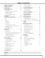 Preview for 3 page of Sanyo PLC-XTC50AL Owner'S Manual