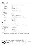 Preview for 4 page of Sanyo PLC-XTC50AL Service Manual