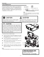 Preview for 12 page of Sanyo PLC-XTC50AL Service Manual