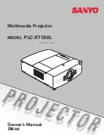 Sanyo PLC-XTC50L Owner'S Manual preview
