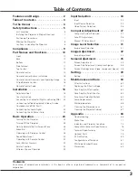 Preview for 3 page of Sanyo PLC-XTC50L Owner'S Manual