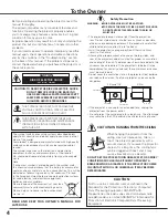 Preview for 4 page of Sanyo PLC-XTC50L Owner'S Manual