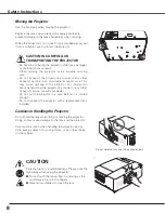 Preview for 8 page of Sanyo PLC-XTC50L Owner'S Manual