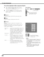 Preview for 48 page of Sanyo PLC-XTC50L Owner'S Manual