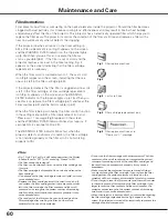 Preview for 60 page of Sanyo PLC-XTC50L Owner'S Manual