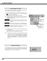 Preview for 28 page of Sanyo PLC-XU07N Owner'S Manual