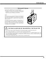 Preview for 9 page of Sanyo PLC-XU10 Owner'S Manual