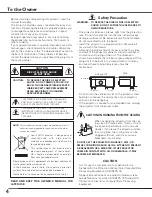 Preview for 4 page of Sanyo PLC-XU100 Owner'S Manual