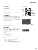 Preview for 25 page of Sanyo PLC-XU100 Owner'S Manual