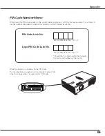 Preview for 65 page of Sanyo PLC-XU100 Owner'S Manual