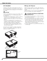 Preview for 6 page of Sanyo PLC-XU101 Owner'S Manual