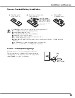 Preview for 13 page of Sanyo PLC-XU101 Owner'S Manual