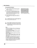 Preview for 20 page of Sanyo PLC-XU105 Owner'S Manual