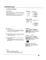 Preview for 27 page of Sanyo PLC-XU105 Owner'S Manual