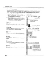 Preview for 30 page of Sanyo PLC-XU105 Owner'S Manual