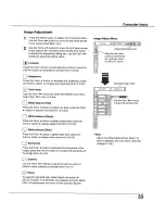 Preview for 33 page of Sanyo PLC-XU105 Owner'S Manual