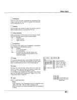 Preview for 41 page of Sanyo PLC-XU105 Owner'S Manual