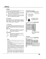 Preview for 43 page of Sanyo PLC-XU105 Owner'S Manual