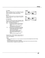 Preview for 47 page of Sanyo PLC-XU105 Owner'S Manual