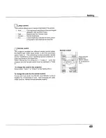 Preview for 49 page of Sanyo PLC-XU105 Owner'S Manual