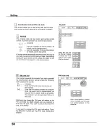 Preview for 50 page of Sanyo PLC-XU105 Owner'S Manual