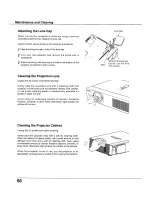 Предварительный просмотр 56 страницы Sanyo PLC-XU105 Owner'S Manual