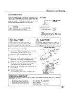 Предварительный просмотр 57 страницы Sanyo PLC-XU105 Owner'S Manual