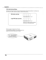 Предварительный просмотр 70 страницы Sanyo PLC-XU105 Owner'S Manual