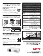 Preview for 2 page of Sanyo PLC-XU106 Brochure