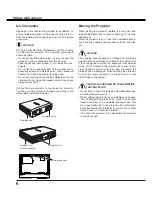 Preview for 6 page of Sanyo PLC-XU106 Owner'S Manual