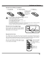 Preview for 13 page of Sanyo PLC-XU106 Owner'S Manual