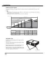 Preview for 14 page of Sanyo PLC-XU106 Owner'S Manual