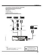 Preview for 17 page of Sanyo PLC-XU106 Owner'S Manual