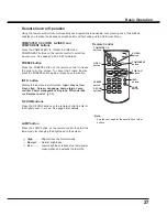 Preview for 27 page of Sanyo PLC-XU106 Owner'S Manual