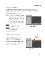 Preview for 31 page of Sanyo PLC-XU106 Owner'S Manual