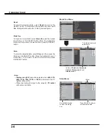 Preview for 34 page of Sanyo PLC-XU106 Owner'S Manual