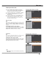 Preview for 41 page of Sanyo PLC-XU106 Owner'S Manual