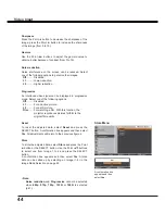 Preview for 44 page of Sanyo PLC-XU106 Owner'S Manual