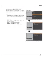 Preview for 49 page of Sanyo PLC-XU106 Owner'S Manual