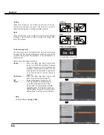 Preview for 52 page of Sanyo PLC-XU106 Owner'S Manual