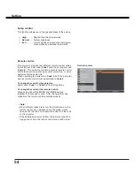 Preview for 54 page of Sanyo PLC-XU106 Owner'S Manual