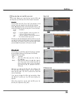 Preview for 55 page of Sanyo PLC-XU106 Owner'S Manual