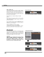 Preview for 56 page of Sanyo PLC-XU106 Owner'S Manual