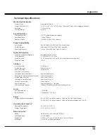 Preview for 73 page of Sanyo PLC-XU106 Owner'S Manual