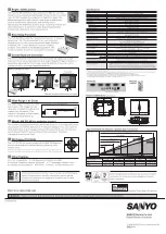 Preview for 2 page of Sanyo PLC-XU106 Specifications