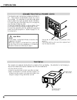 Preview for 8 page of Sanyo PLC-XU10E Owner'S Manual