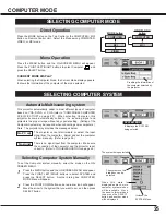 Preview for 25 page of Sanyo PLC-XU10E Owner'S Manual